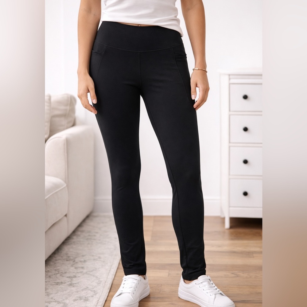 Athleta Jet Black Performance Leggings